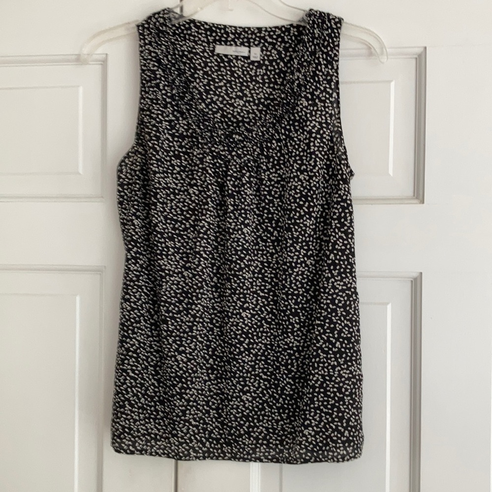 Halogen scoop neck sleeveless top